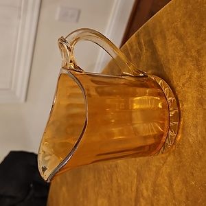 Vintage carnival glass Creamer